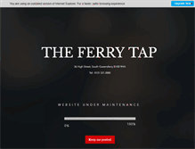 Tablet Screenshot of ferrytap.co.uk